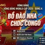 Ảnh bìa nhận định trận đấu Bồ Đào Nha vs CHDC Congo bảng K World Cup 2026 tại hệ thống Gavang TV.