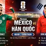 Nhận định bóng đá Mexico vs Hàn Quốc vòng bảng World Cup 2026